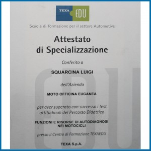 Attestati e riconscimenti